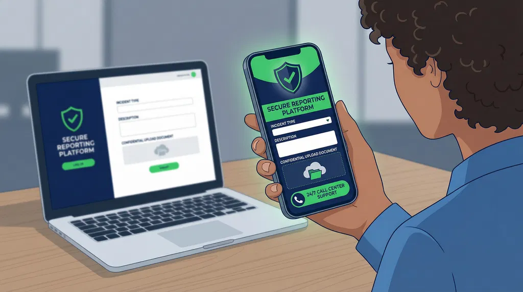 Work Shield Secure Reporting Portal